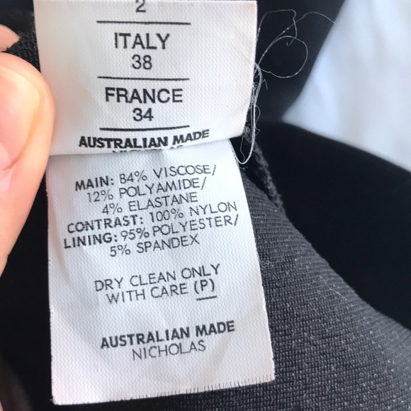 NICHOLAS Black Cocktail Dress - Picture 7 of 7